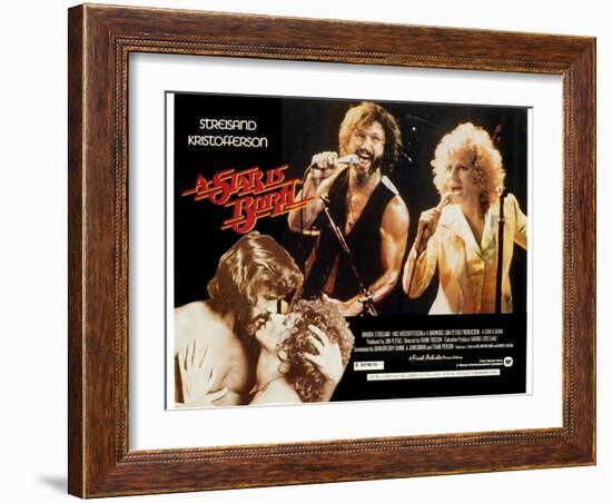 Star Is Born, A, Kris Kristofferson, Barbra Streisand, 1976-null-Framed Art Print