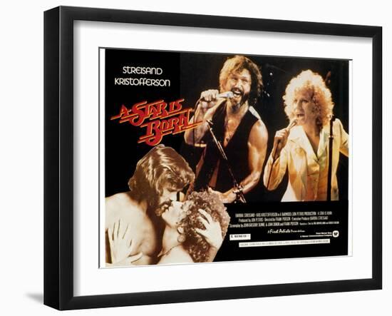 Star Is Born, A, Kris Kristofferson, Barbra Streisand, 1976-null-Framed Art Print