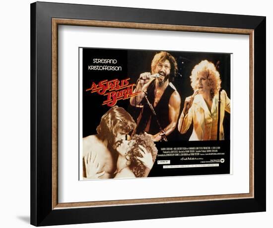 Star Is Born, A, Kris Kristofferson, Barbra Streisand, 1976-null-Framed Art Print