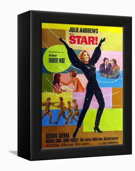 Star!, Julie Andrews on French Poster Art, 1968-null-Framed Stretched Canvas