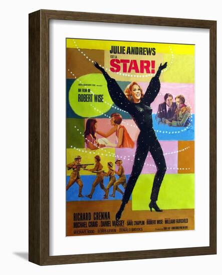 Star!, Julie Andrews on French Poster Art, 1968-null-Framed Art Print