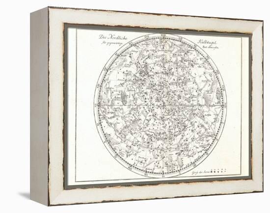 Star Map, 1805-Detlev Van Ravenswaay-Framed Premier Image Canvas