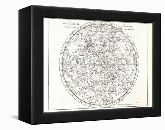 Star Map, 1805-Detlev Van Ravenswaay-Framed Premier Image Canvas