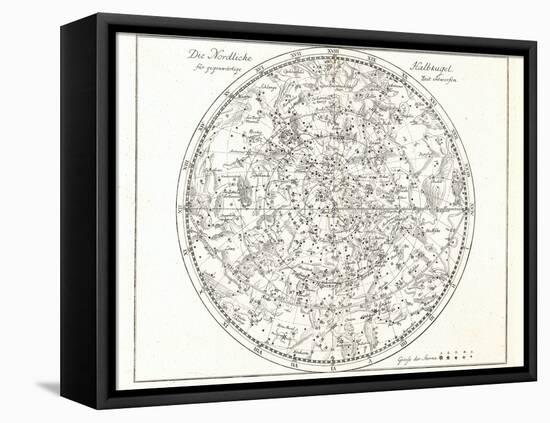 Star Map, 1805-Detlev Van Ravenswaay-Framed Premier Image Canvas