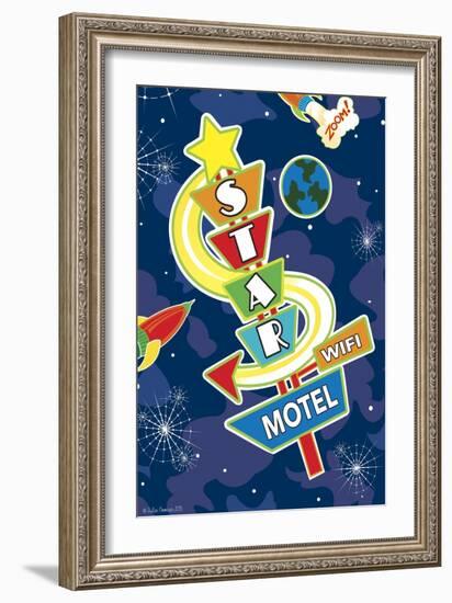 Star Motel Flag-Julie Goonan-Framed Giclee Print