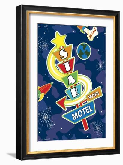 Star Motel Flag-Julie Goonan-Framed Giclee Print