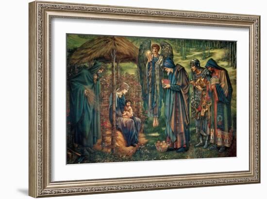 Star of Bethlehem-Edward Burne-Jones-Framed Art Print