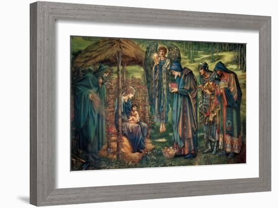 Star of Bethlehem-Edward Burne-Jones-Framed Art Print