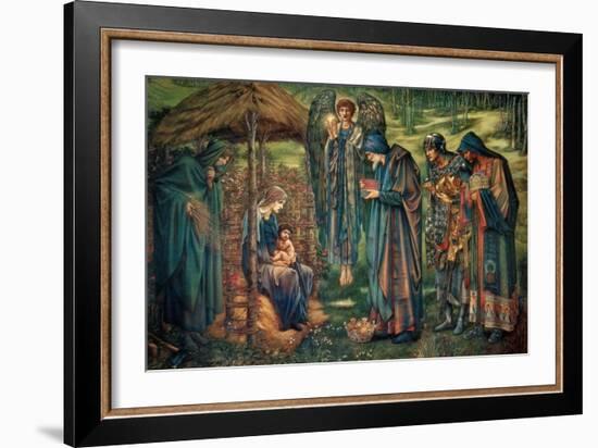 Star of Bethlehem-Edward Burne-Jones-Framed Art Print