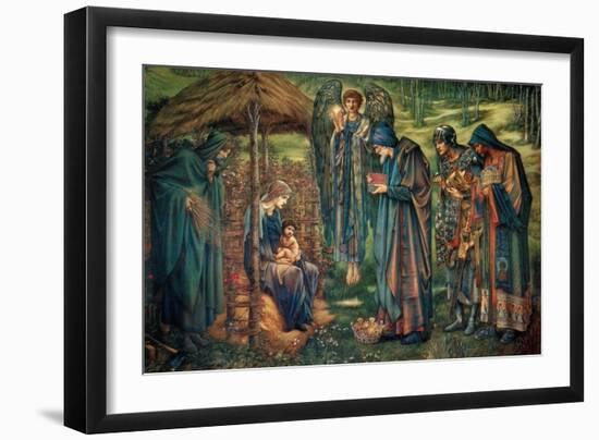 Star of Bethlehem-Edward Burne-Jones-Framed Art Print