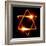 Star of David Created by Light-Zoom-zoom-Framed Photographic Print