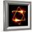 Star of David Created by Light-Zoom-zoom-Framed Photographic Print