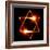 Star of David Created by Light-Zoom-zoom-Framed Photographic Print