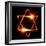 Star of David Created by Light-Zoom-zoom-Framed Photographic Print