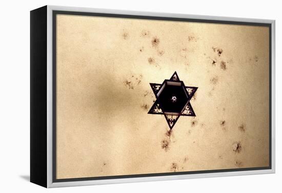 Star of David in Synagogue Budapest, Hungary-null-Framed Stretched Canvas