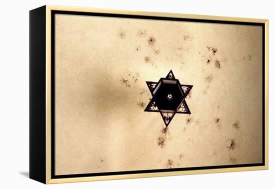 Star of David in Synagogue Budapest, Hungary-null-Framed Stretched Canvas