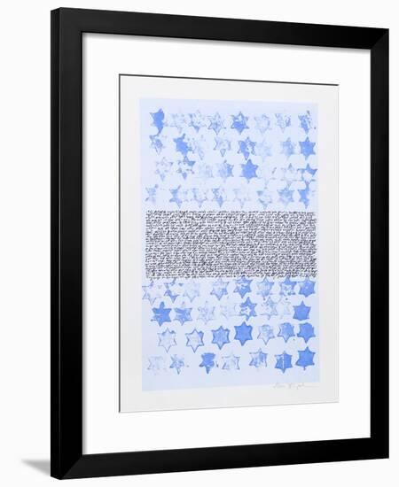 Star of David-Nissan Engel-Framed Serigraph