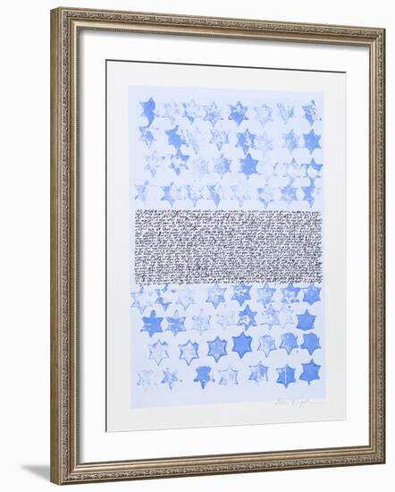 Star of David-Nissan Engel-Framed Serigraph