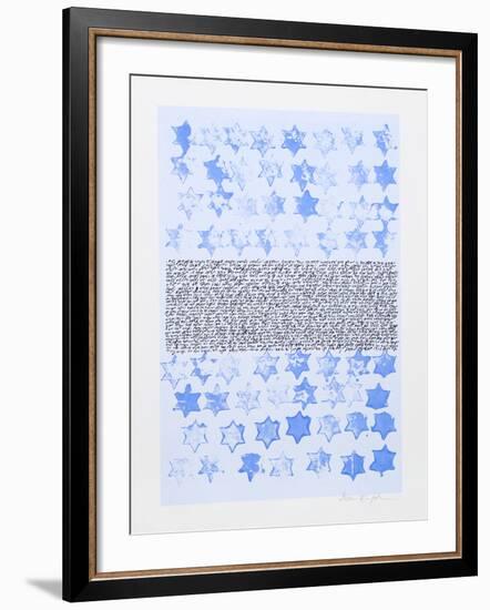 Star of David-Nissan Engel-Framed Serigraph