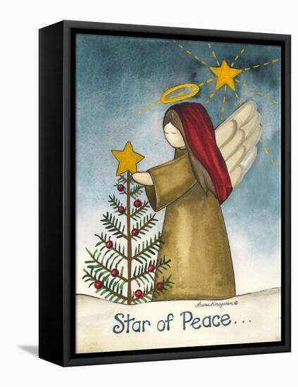 Star of Peace-Laurie Korsgaden-Framed Stretched Canvas