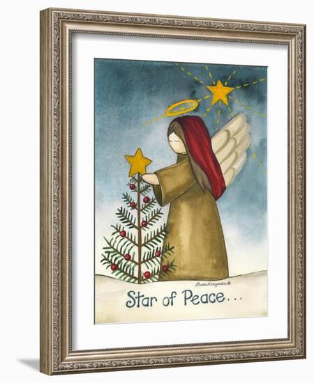 Star of Peace-Laurie Korsgaden-Framed Art Print