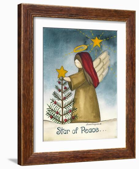 Star of Peace-Laurie Korsgaden-Framed Art Print