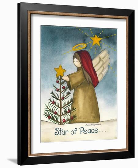 Star of Peace-Laurie Korsgaden-Framed Art Print