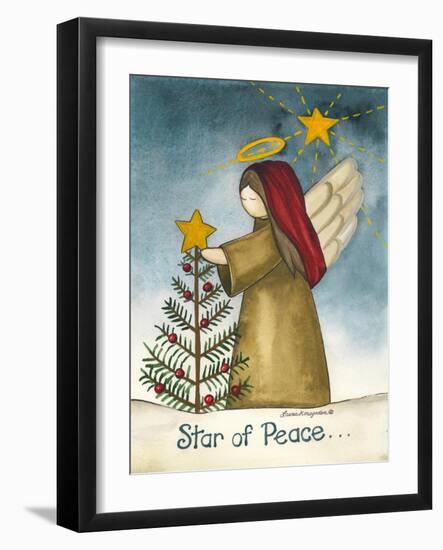 Star of Peace-Laurie Korsgaden-Framed Art Print