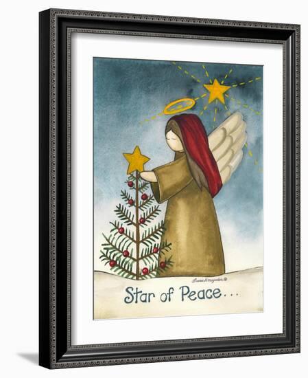 Star of Peace-Laurie Korsgaden-Framed Art Print