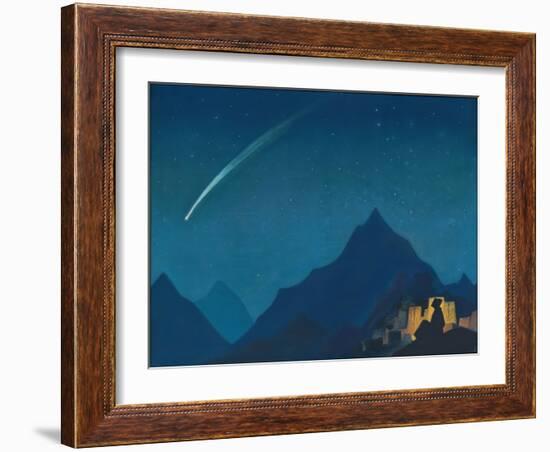 Star of the Hero, 1936 (Tempera on Canvas)-Nicholas Roerich-Framed Giclee Print
