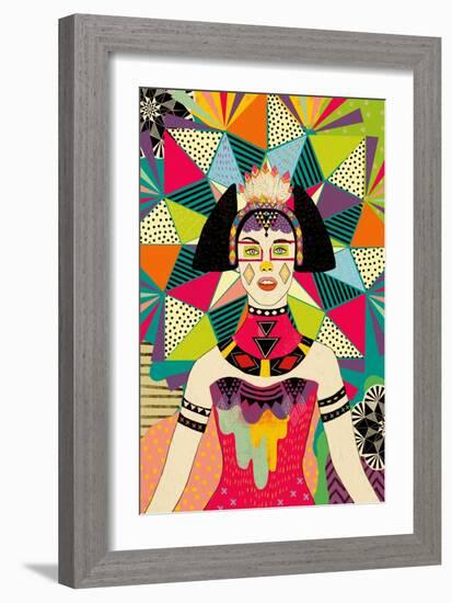 Star of Wander-Diela Maharanie-Framed Art Print