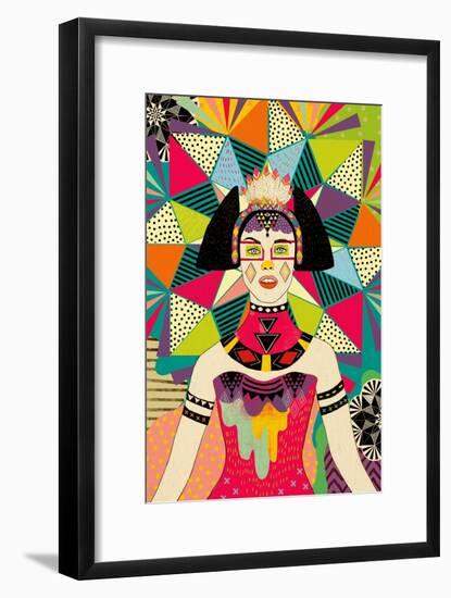 Star of Wander-Diela Maharanie-Framed Art Print