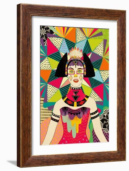 Star of Wander-Diela Maharanie-Framed Art Print