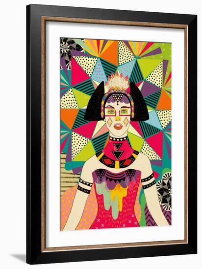 Star of Wander-Diela Maharanie-Framed Art Print