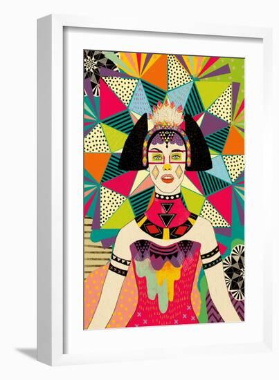 Star of Wander-Diela Maharanie-Framed Art Print