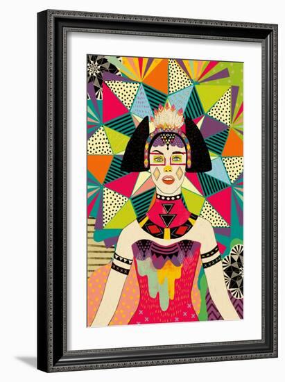 Star of Wander-Diela Maharanie-Framed Art Print