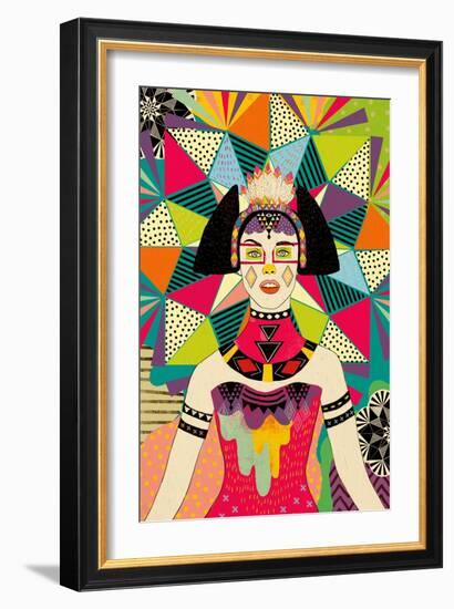 Star of Wander-Diela Maharanie-Framed Art Print