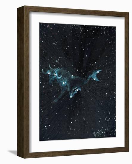 Star Sign - Capricorn, 2016-Vincent Alexander Booth-Framed Premium Giclee Print