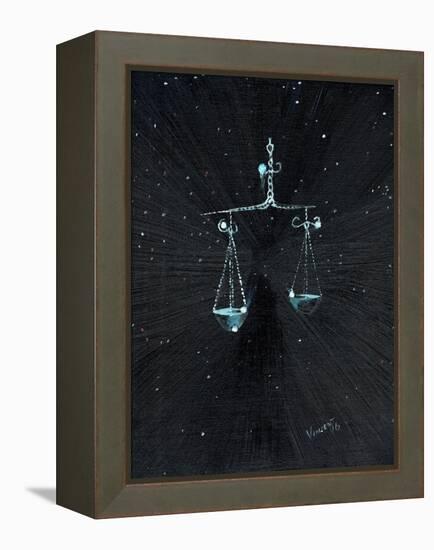 Star Sign - Libra, 2016-Vincent Alexander Booth-Framed Premier Image Canvas