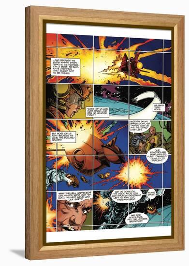 Star Slammers Issue No. 3 - Page 13-Walter Simonson-Framed Stretched Canvas