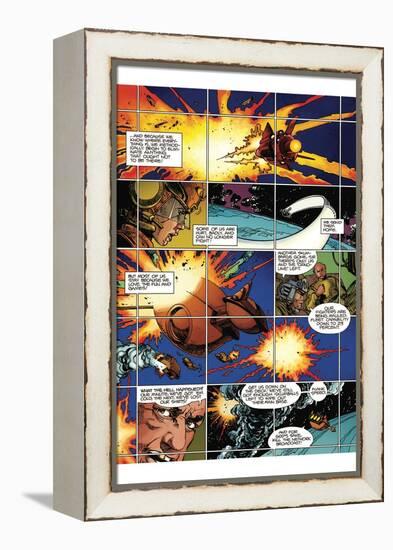 Star Slammers Issue No. 3 - Page 13-Walter Simonson-Framed Stretched Canvas