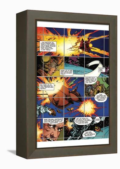 Star Slammers Issue No. 3 - Page 13-Walter Simonson-Framed Stretched Canvas