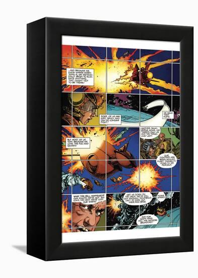 Star Slammers Issue No. 3 - Page 13-Walter Simonson-Framed Stretched Canvas