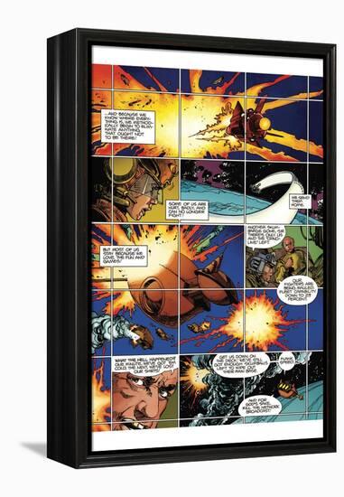 Star Slammers Issue No. 3 - Page 13-Walter Simonson-Framed Stretched Canvas