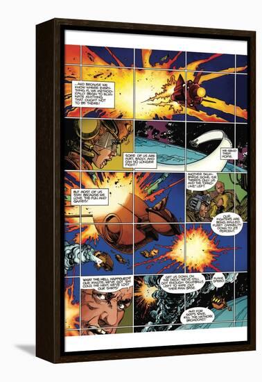 Star Slammers Issue No. 3 - Page 13-Walter Simonson-Framed Stretched Canvas