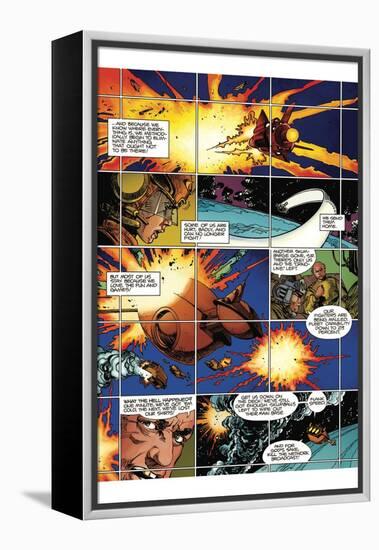 Star Slammers Issue No. 3 - Page 13-Walter Simonson-Framed Stretched Canvas