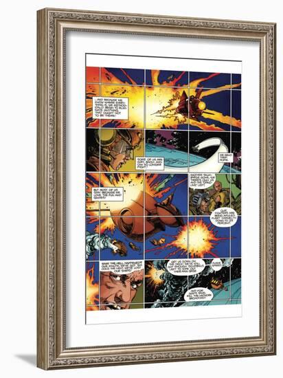 Star Slammers Issue No. 3 - Page 13-Walter Simonson-Framed Art Print