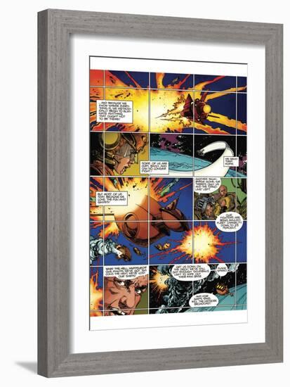 Star Slammers Issue No. 3 - Page 13-Walter Simonson-Framed Art Print