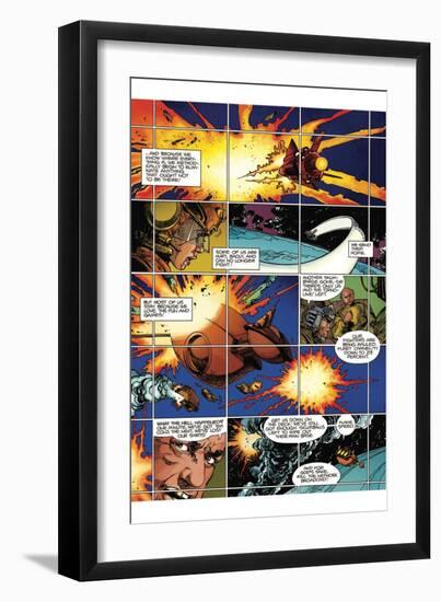 Star Slammers Issue No. 3 - Page 13-Walter Simonson-Framed Art Print