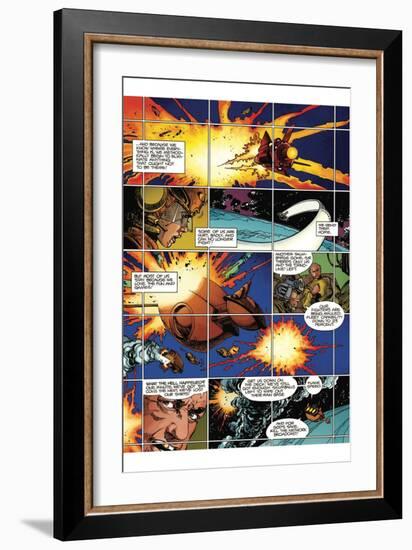 Star Slammers Issue No. 3 - Page 13-Walter Simonson-Framed Art Print